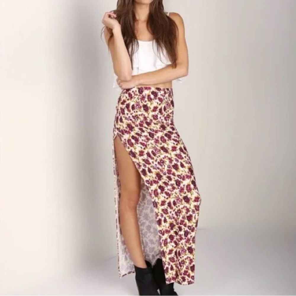 Floral Maxi Skirt